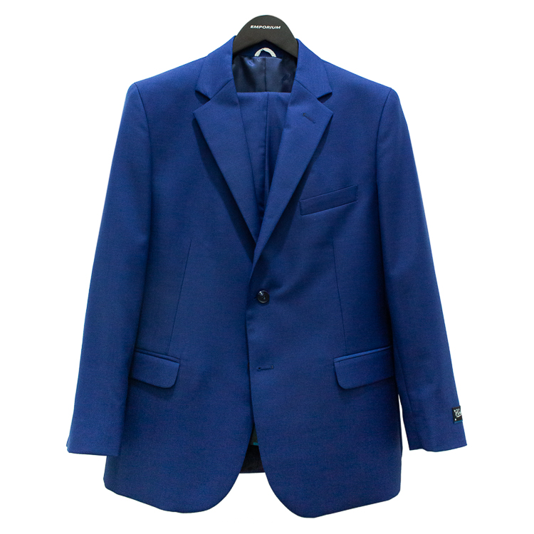 Traje Azul con diseño 100% Lana marca Colletti clásico | 123944