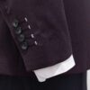 traje corinto y negro estructura labrada marca colletti slim 147136 CORNEG 2