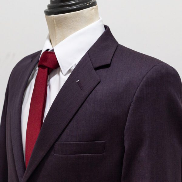 traje corinto y negro estructura labrada marca colletti slim 147136 CORNEG 3