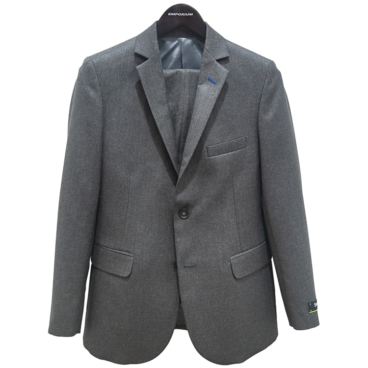 traje gris con diseno liso marca smart slim 124176 373232 1