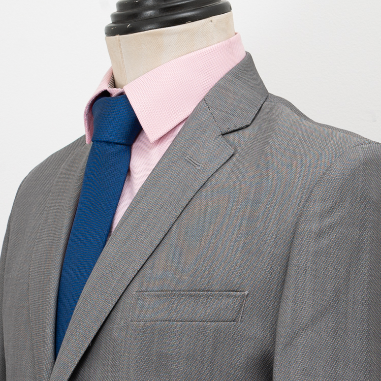 traje gris estructura labrada marca colletti slim 148811 GRIS