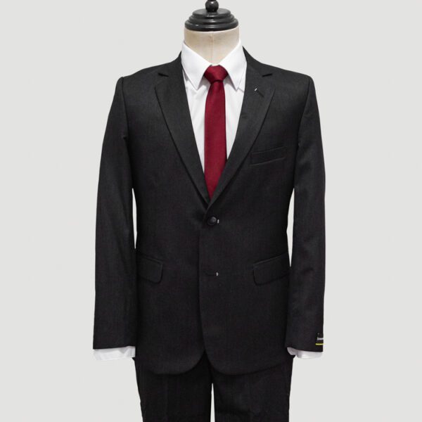 traje gris estructura labrada marca emporium slim 139293 GRIS 1