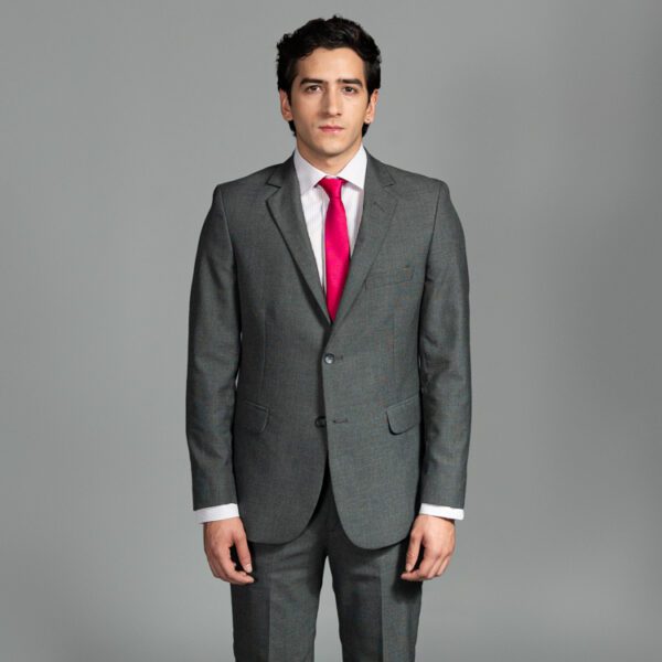traje gris estructura labrada marca emporium slim 155089 GRIS 1