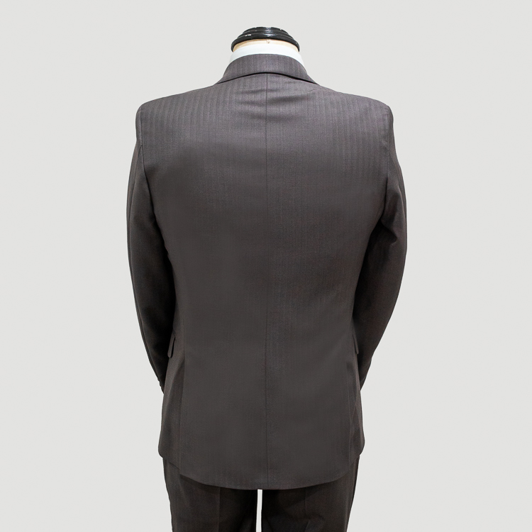 traje gris estructura labrada marca smart slim 139110 GRIS 2