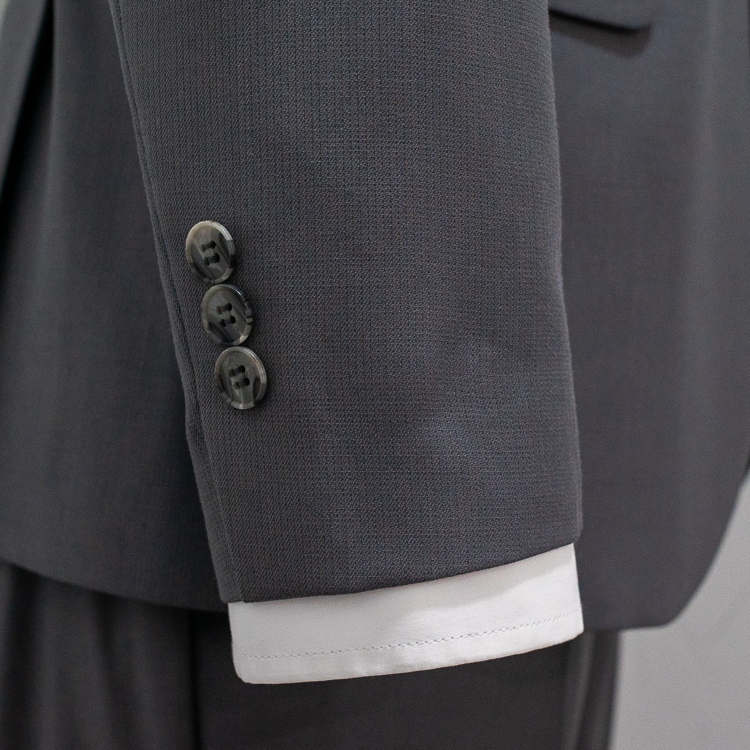 traje gris estructura labrada marca smart slim 139199 GRIS 4