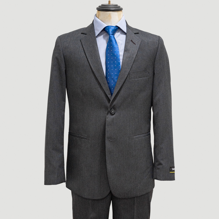traje gris estructura labrada marca smart slim 144582 GRIS 1