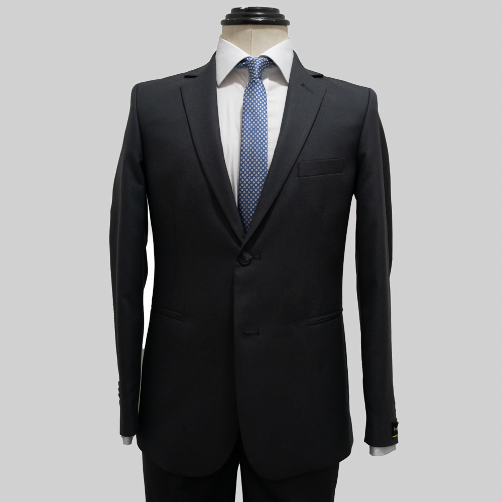 traje gris estructura plana marca emporium slim 138370 380108