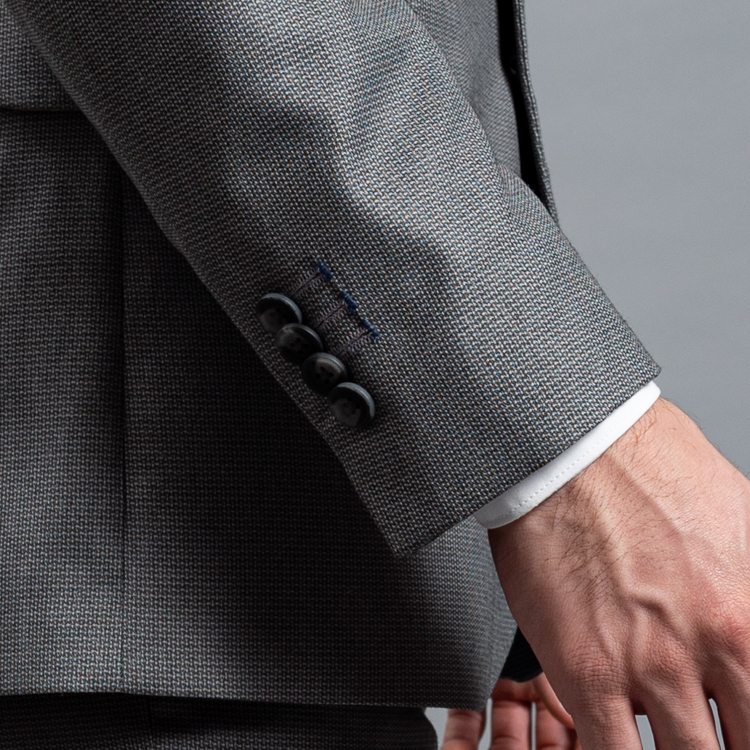 traje gris estructura plana marca emporium slim 160107 GRIS 3