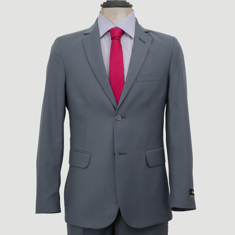 traje gris estructura plana marca smart slim 161202 GRIS 1