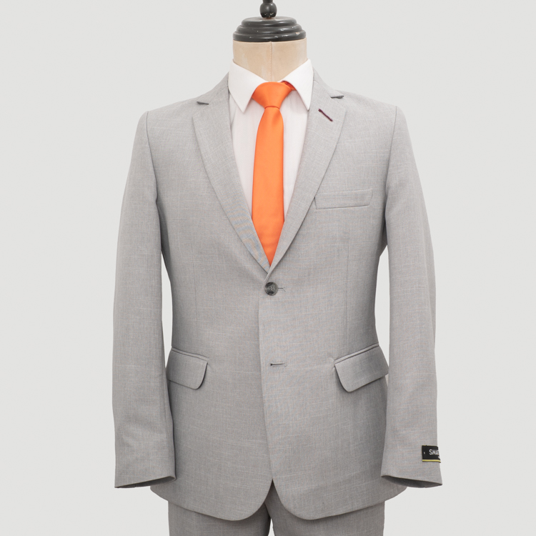 traje gris estructura plana marca smart slim 163461 377891