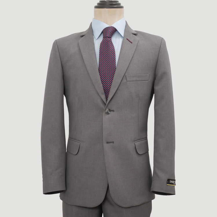 traje gris estructura plana marca smart slim 163479 377890
