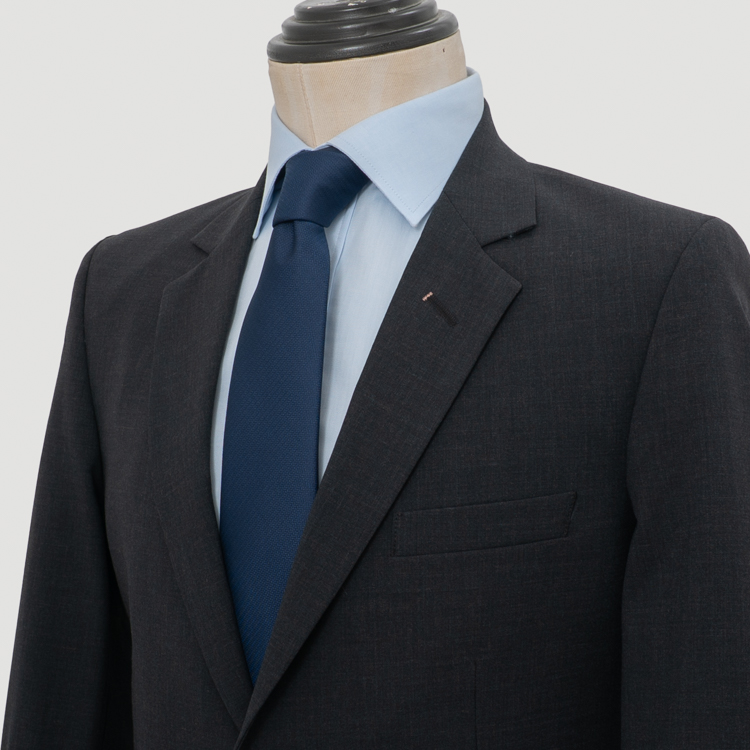 traje gris oxford estructura labrada marca colletti slim 167247 GRIS OXF 2