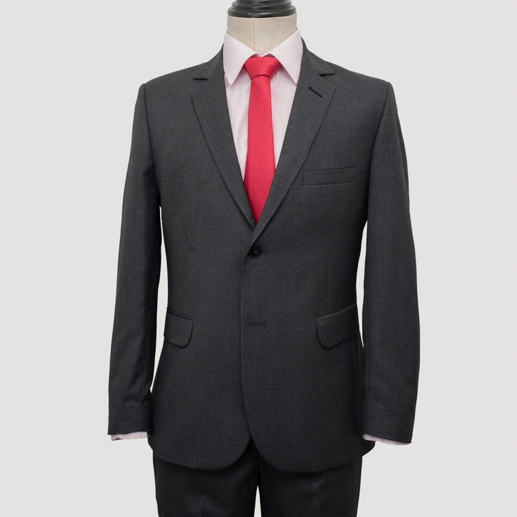 traje gris oxford estructura plana marca smart slim 157900 GRIS OXF 1