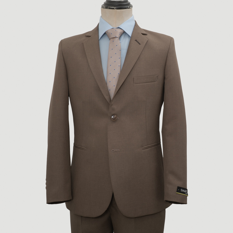 traje khaki estructura plana marca smart slim 163497 KHAKI