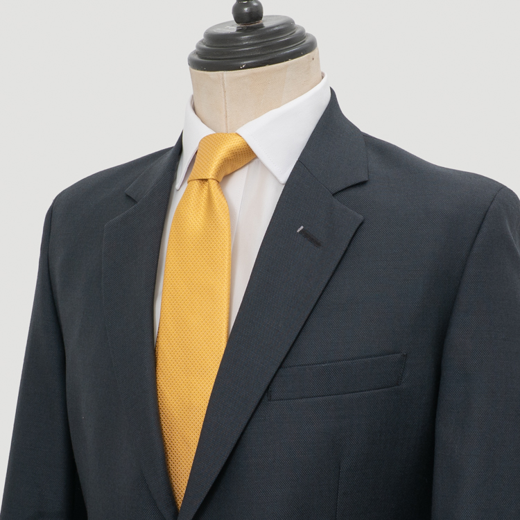 traje negro estructura labrada marca colletti cl sico 163185 NEGRO 2