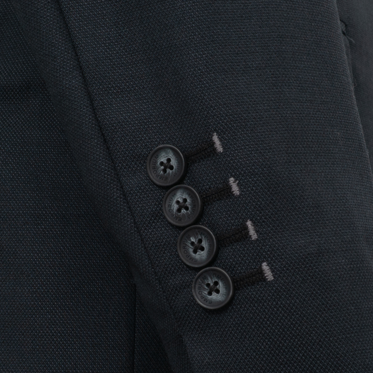 traje negro estructura labrada marca colletti cl sico 163185 NEGRO 3