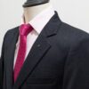 traje negro estructura labrada marca colletti slim 142337 NEGRO 3