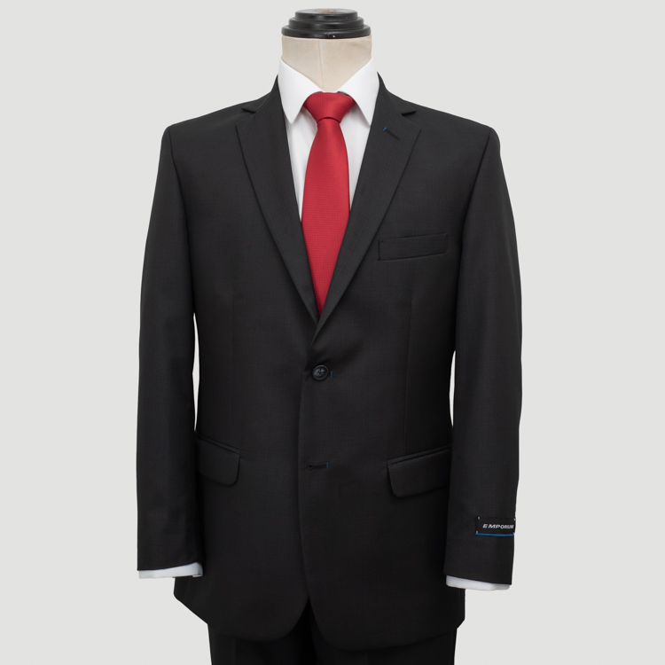 traje negro estructura labrada marca emporium cl sico 160161 NEGRO 1