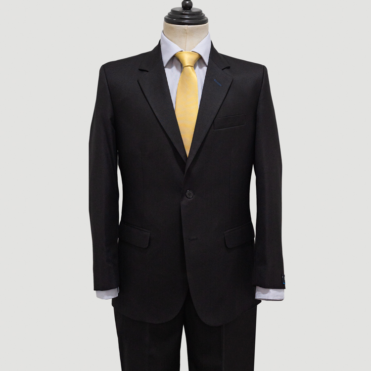 traje negro estructura labrada marca smart cl sico 139091 345353 1