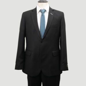 traje negro estructura labrada marca smart slim 157823 318941 1