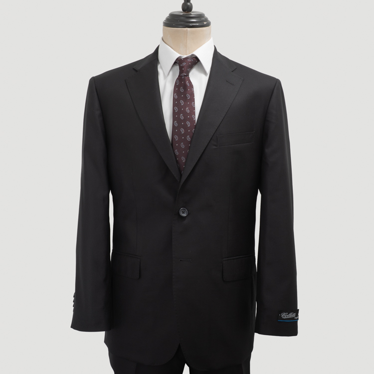 traje negro estructura plana marca colletti cl sico 162945 370519 1