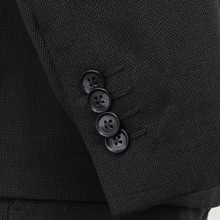 traje negro estructura plana marca colletti slim 162067 NEGRO 3