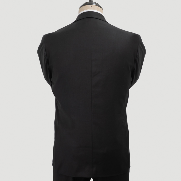 traje negro estructura plana marca colletti slim 162933 NEGRO 4