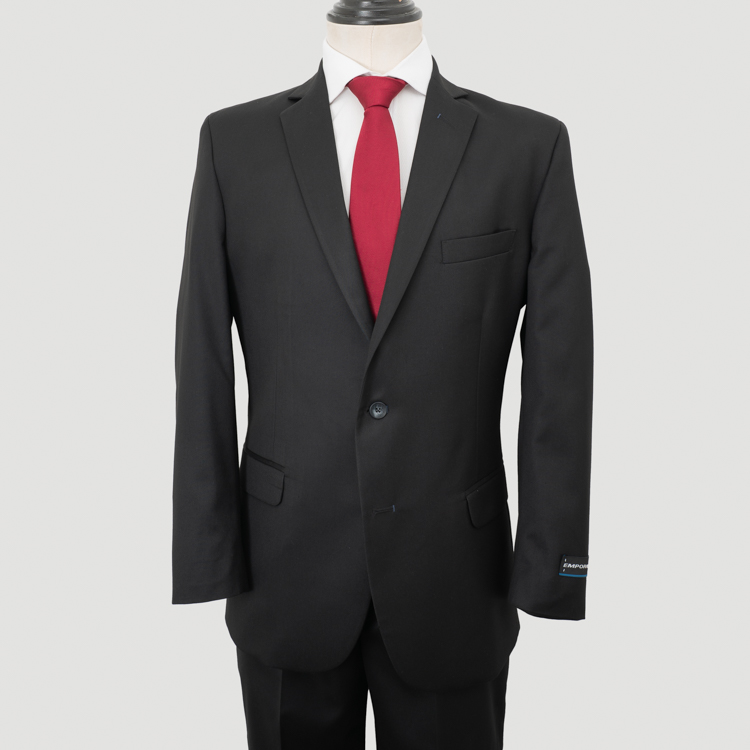 traje negro estructura plana marca emporium cl sico 142342 328812 1