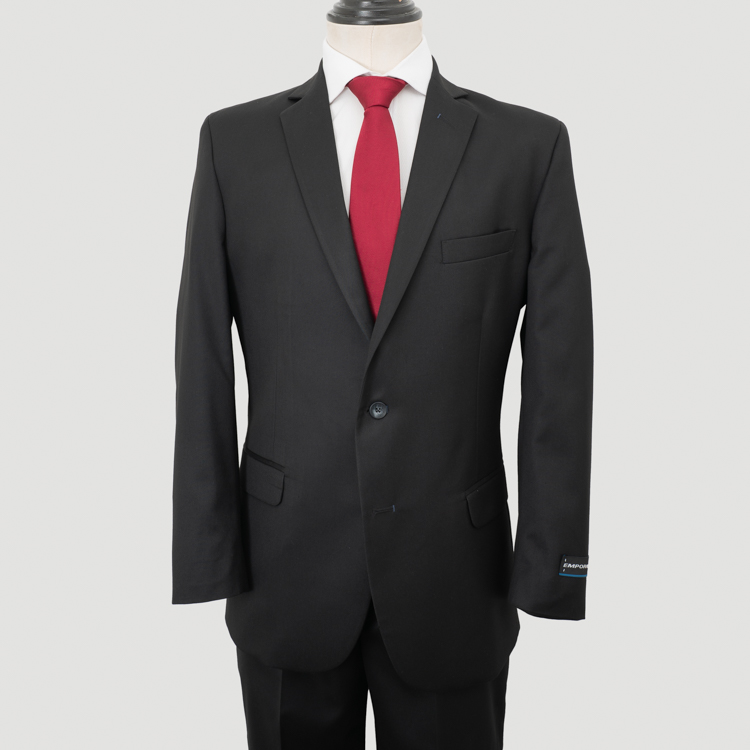 traje negro estructura plana marca emporium cl sico 142342 NEGRO 1