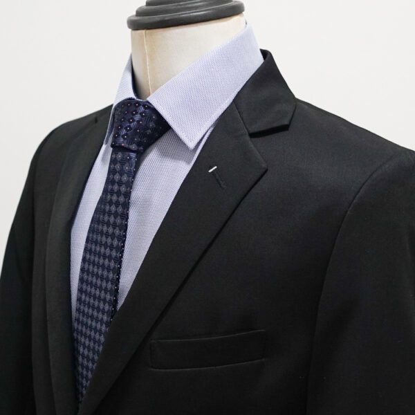 traje negro estructura plana marca emporium slim 138920 201689 2
