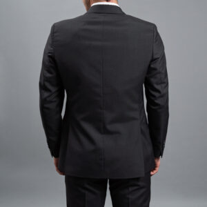 traje negro estructura plana marca emporium slim 160067 NEGRO 4