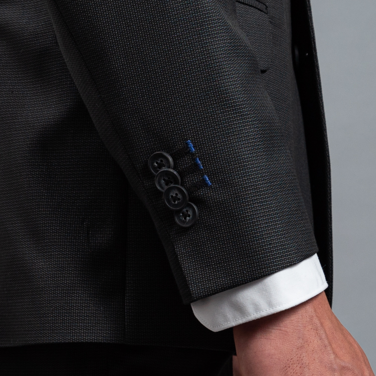traje negro estructura plana marca emporium slim 160131 NEGRO 3