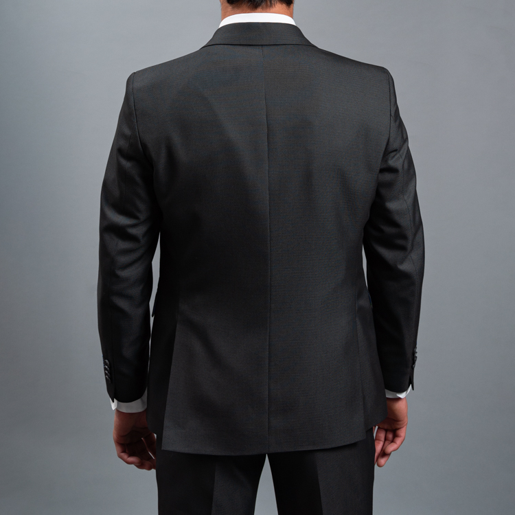 traje negro estructura plana marca emporium slim 160131 NEGRO 4