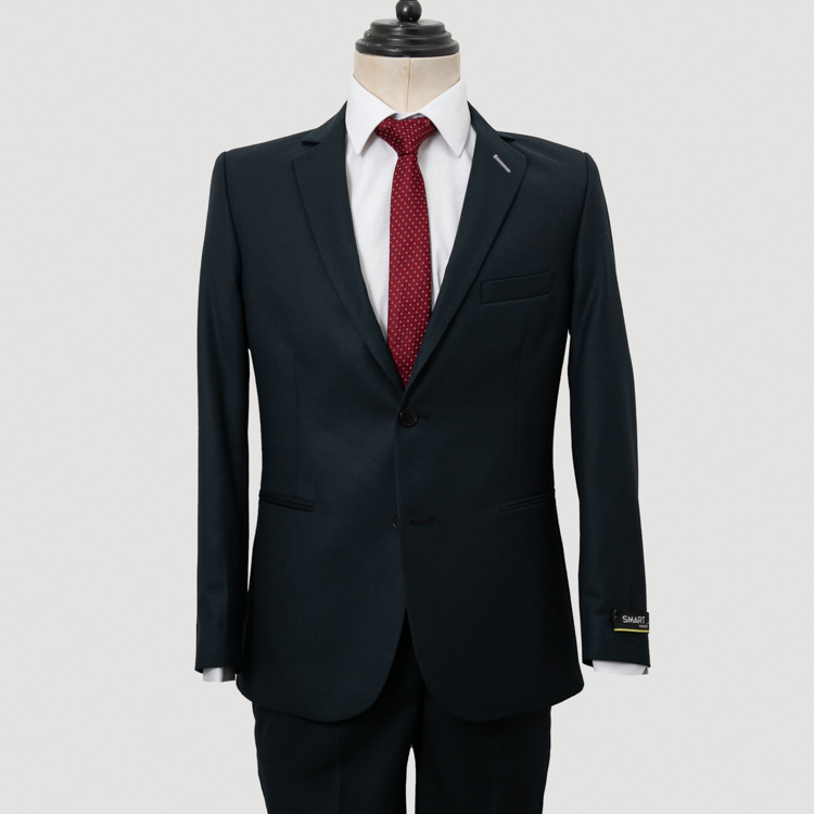 traje negro estructura plana marca smart slim 152975 373222 1