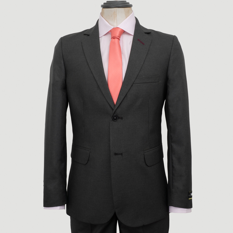 traje negro estructura plana marca smart slim 161193 NEGRO 1