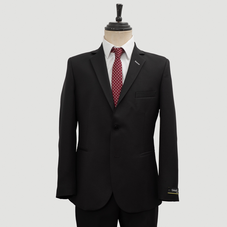traje negro estructura plana marca smart slim 163561 386305
