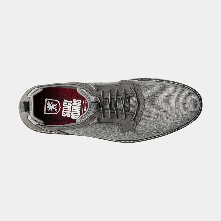 zapato casual gris estilo scanlan marca stacy adams cl sico 155591 GRIS 3