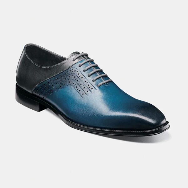 zapatos azul estilo halloway marca stacy adams cl sico 153315 AZULGRI 1