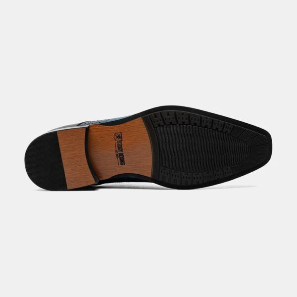 zapatos azul estilo halloway marca stacy adams cl sico 153315 AZULGRI 3