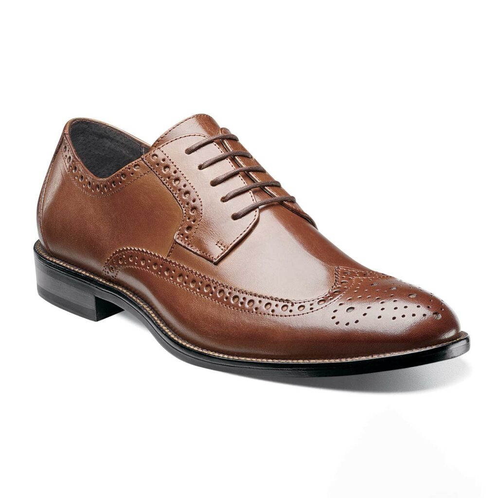 Zapatos cognac con detalles garrison marca Stacy Adams Formal | 104615