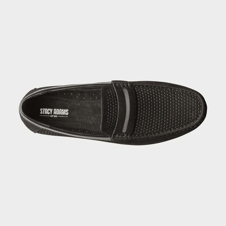 zapatos casuales negro estilo corby marca stacy adams cl sico 164250 NEGRO 4