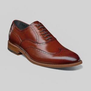 zapatos cognac estilo dunbar marca stacy adams cl sico 147674 237533 1