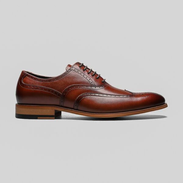 zapatos cognac estilo dunbar marca stacy adams cl sico 147674 COGNAC 2