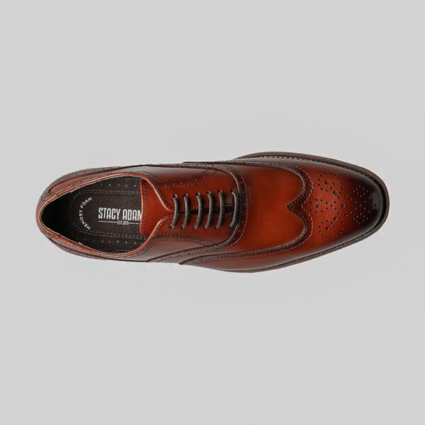 zapatos cognac estilo dunbar marca stacy adams cl sico 147674 COGNAC 4