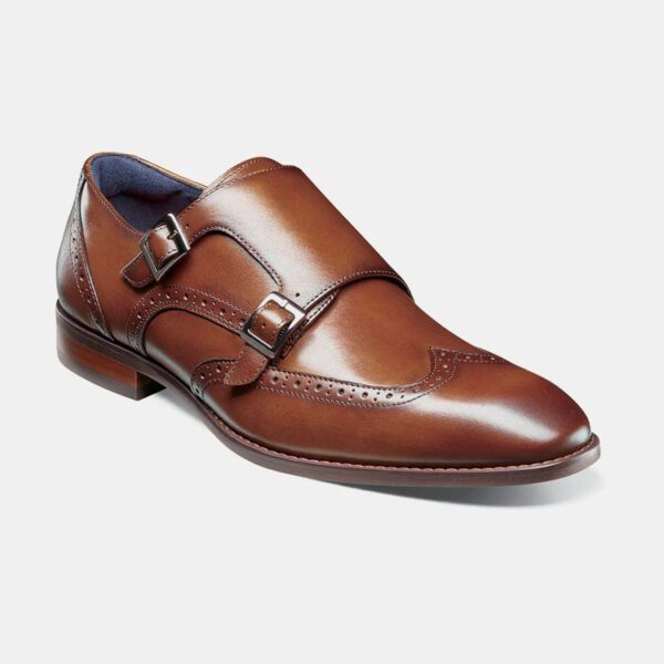zapatos cognac estilo karson marca stacy adams cl sico 155554 COGNAC 1