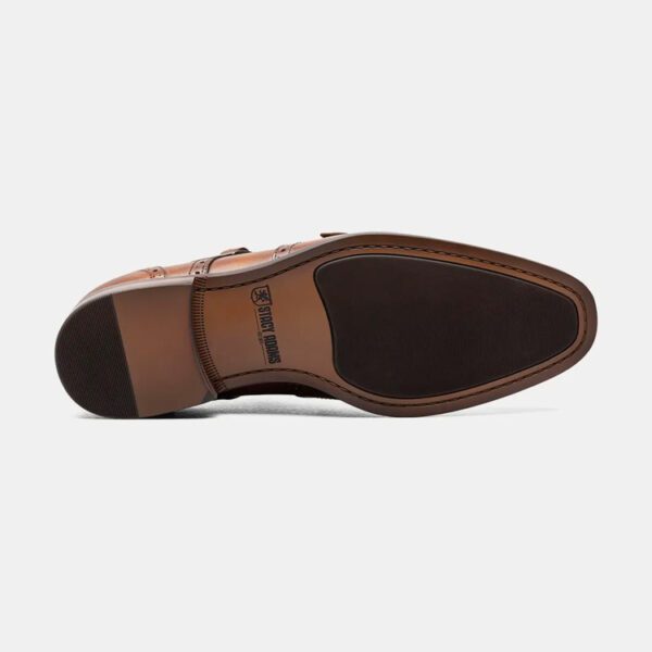 zapatos cognac estilo karson marca stacy adams cl sico 155554 COGNAC 4