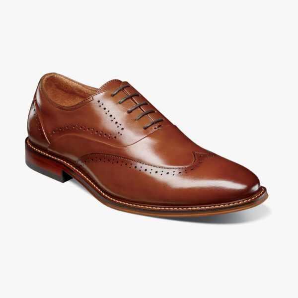 zapatos cognac estilo macarthur marca stacy adams cl sico 137990 COGNAC 1