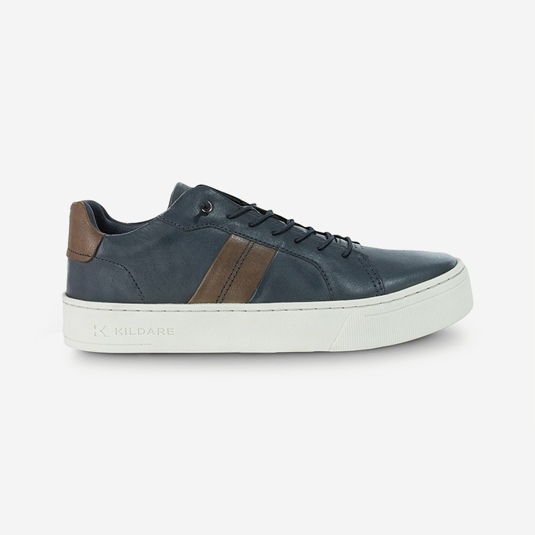 zapatos estilo wing marinho creme marca kildare cl sico 137421 AZUL 1