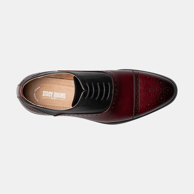 zapatos formales caf estilo reynolds m marca stacy adams cl sico 160426 CAFE 3