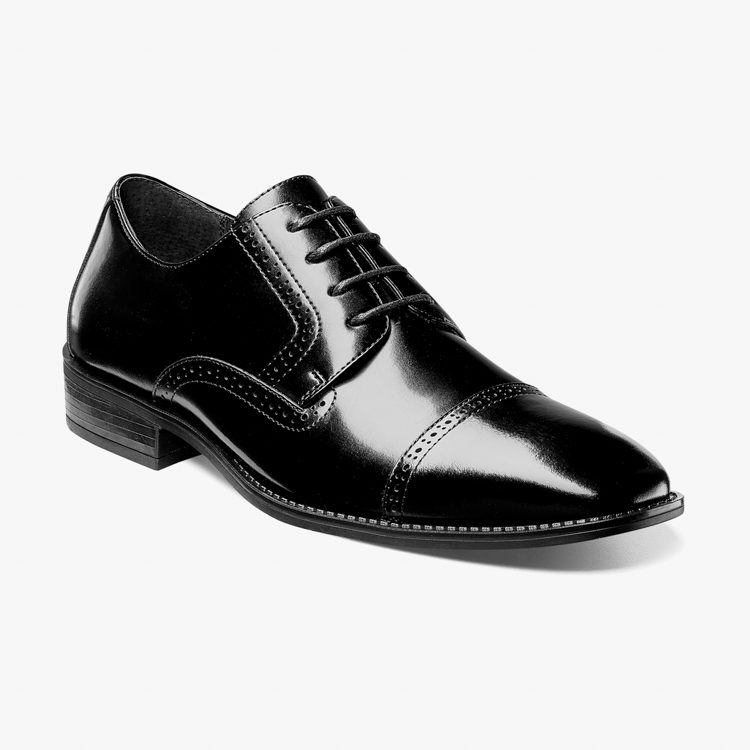 Zapatos negro estilo Abbot marca Stacy Adams formal | 128219
